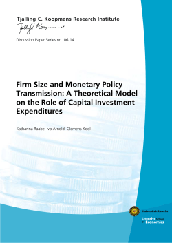 Firm Size and Monetary Policy Transmission: A Theoretical Model