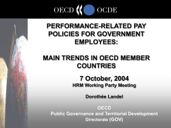 (GOV) Performance-related pay in the wider