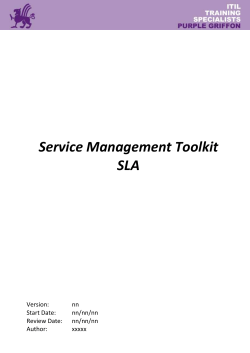 SLA template - Purple Griffon