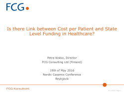 Is there Link between Cost per Patient and State Level Funding in
