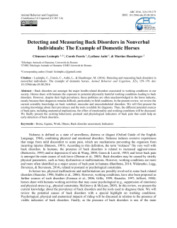 Detecting and Measuring Back Disorders in Nonverbal Individuals
