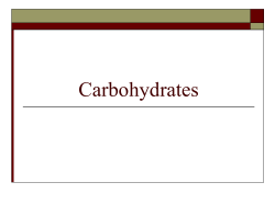 Carbohydrates
