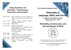 Philosophy of p y f Language, Mind, and Science
