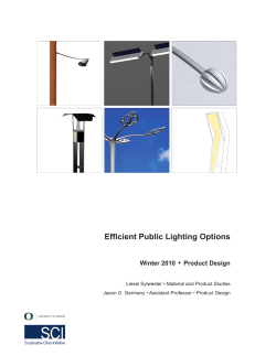 Efficient Public Lighting Options - EPIC-N Database