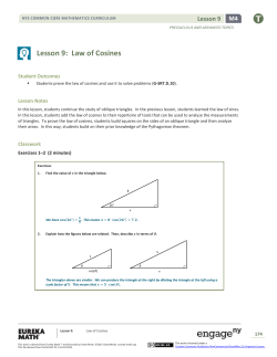 Law of Cosines