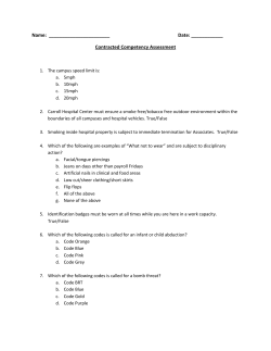 Name: Date: ______ Contracted Competency Assessment