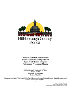 Board of County Commissioners Health Care Services Department