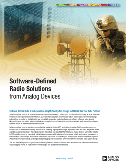 Software-Defined Radio Solutions from Analog Devices PDF