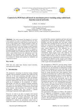 Control of a PEM fuel cell based on maximum power