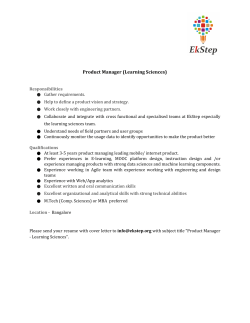 Product Manager (Learning Sciences)