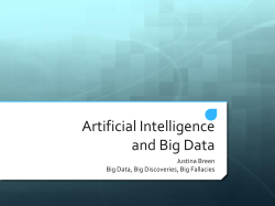 Artificial Intelligence and Big Data