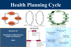 Health planning cycle