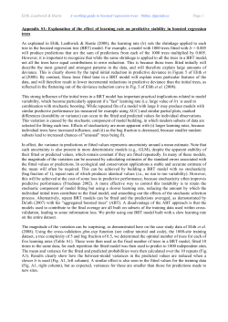 Appendix S1: Explanation of the effect of learning rate on predictive