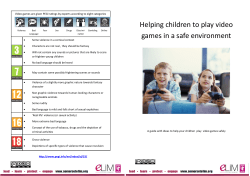 Playing Games - West Pennard Primary School