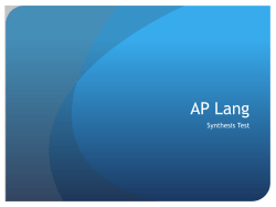 AP Lang