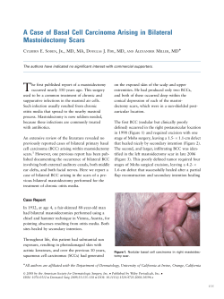 A Case of Basal Cell Carcinoma Arising in Bilateral Mastoidectomy