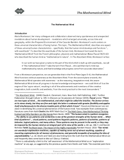 The Mathematical Mind