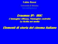 Fabio Rossi - Universit&agrave; degli Studi di Messina