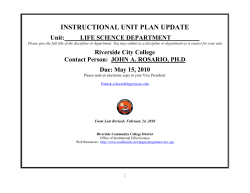 life science - Riverside City College