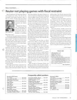 Reuter not playing games with fiscal restraint