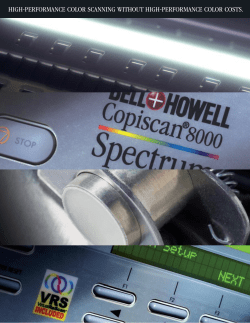 8000 Spectrum Color DataSheet