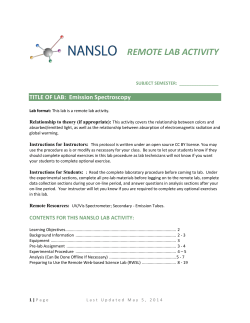 contents for this nanslo lab activity