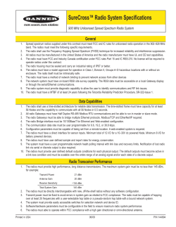 Specifications
