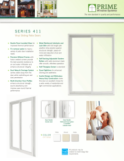 series 411 - Prime Window Systems