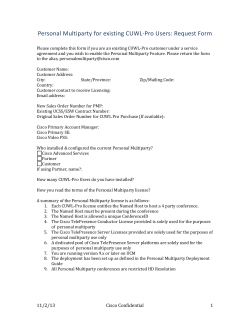 Personal Multiparty for existing CUWL