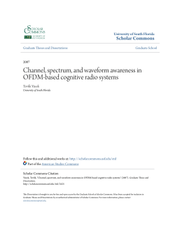 Channel, spectrum, and waveform awareness in OFDM