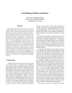 Anti-Phishing in Offense and Defense
