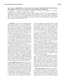 h2o and o2 absorption in the coma of comet 67p/churyumov