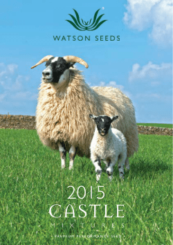 Castle Mixture 2015 Catalogue