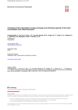 Changing surface-atmosphere energy exchange and