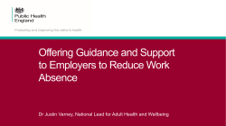 Offering Guidance and Support to Employers to Reduce Work