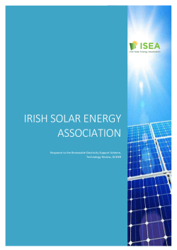 DCENR - Irish Solar Energy Association