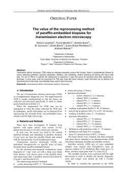 PDF The value of the reprocessing method of paraffin
