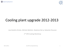 SPD Cooling Plant Imperfections