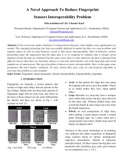 A Novel Approach To Reduce Fingerprint Sensors Interoperability
