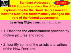 THE NEW DEAL