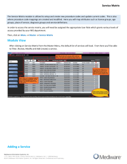 Service Matrix