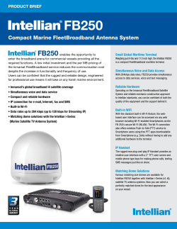 Compact Marine FleetBroadband Antenna System - Otesat