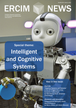 Intelligent and Cognitive Systems - FORTH-ICS
