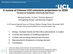 A review of Chinese CO2 emissions projections to 2030