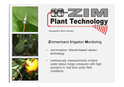 Zimmermann Irrigation Monitoring