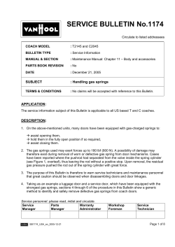 Handling gas springs