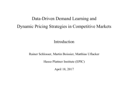 Data-Driven Demand Learning and Dynamic Pricing Strategies in