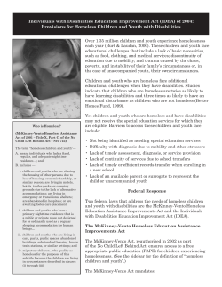Individuals with Disabilities Education Improvement Act (IDEA) of