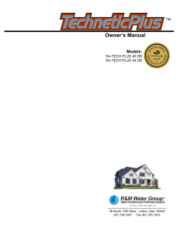 Owner`s Manual