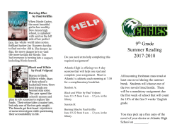 Required Assignment for all students: Annotating your novel